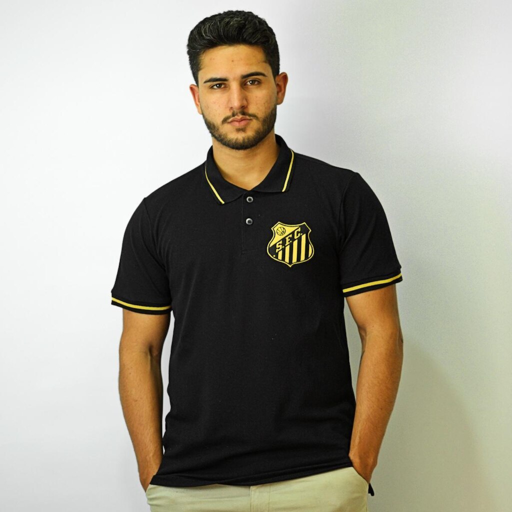 Camisa Santos Polo Ouro - Masculino