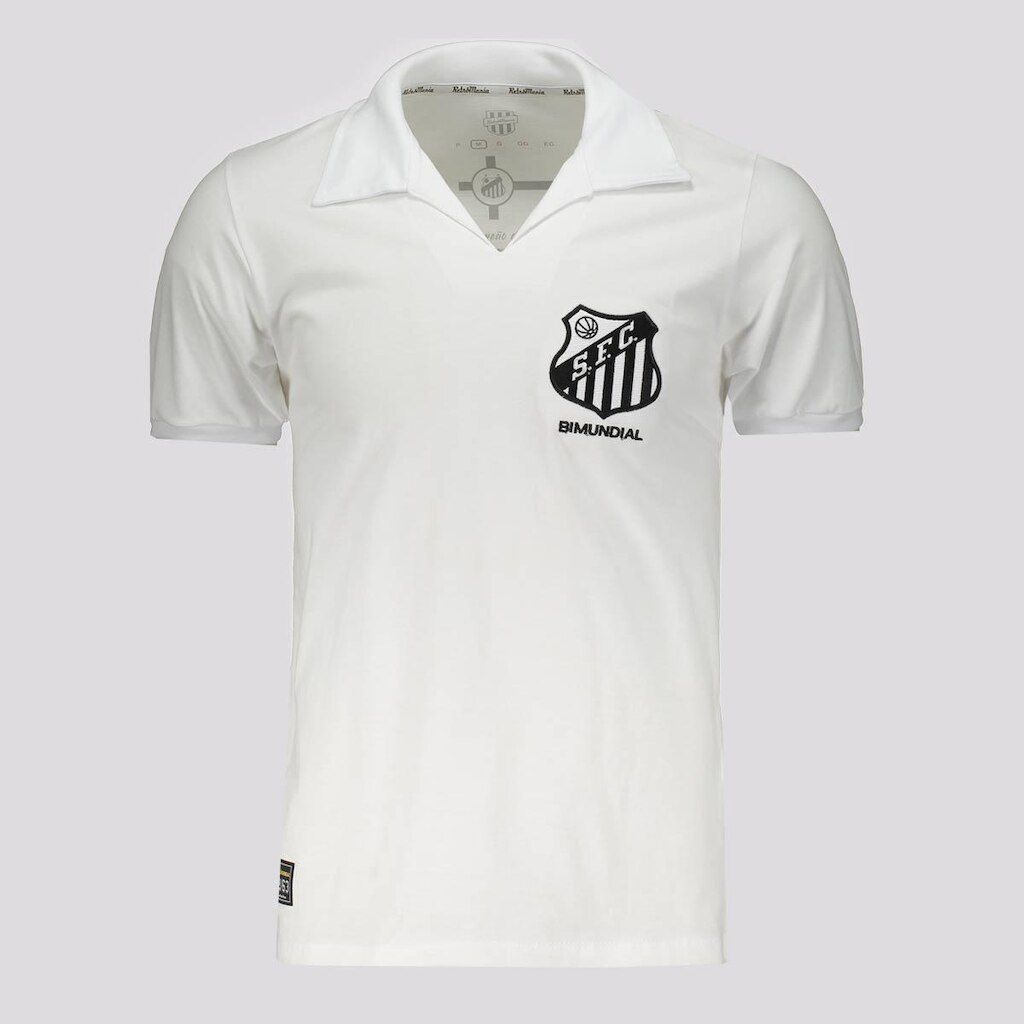 Camisa Santos Retrô 1963 Bi Mundial