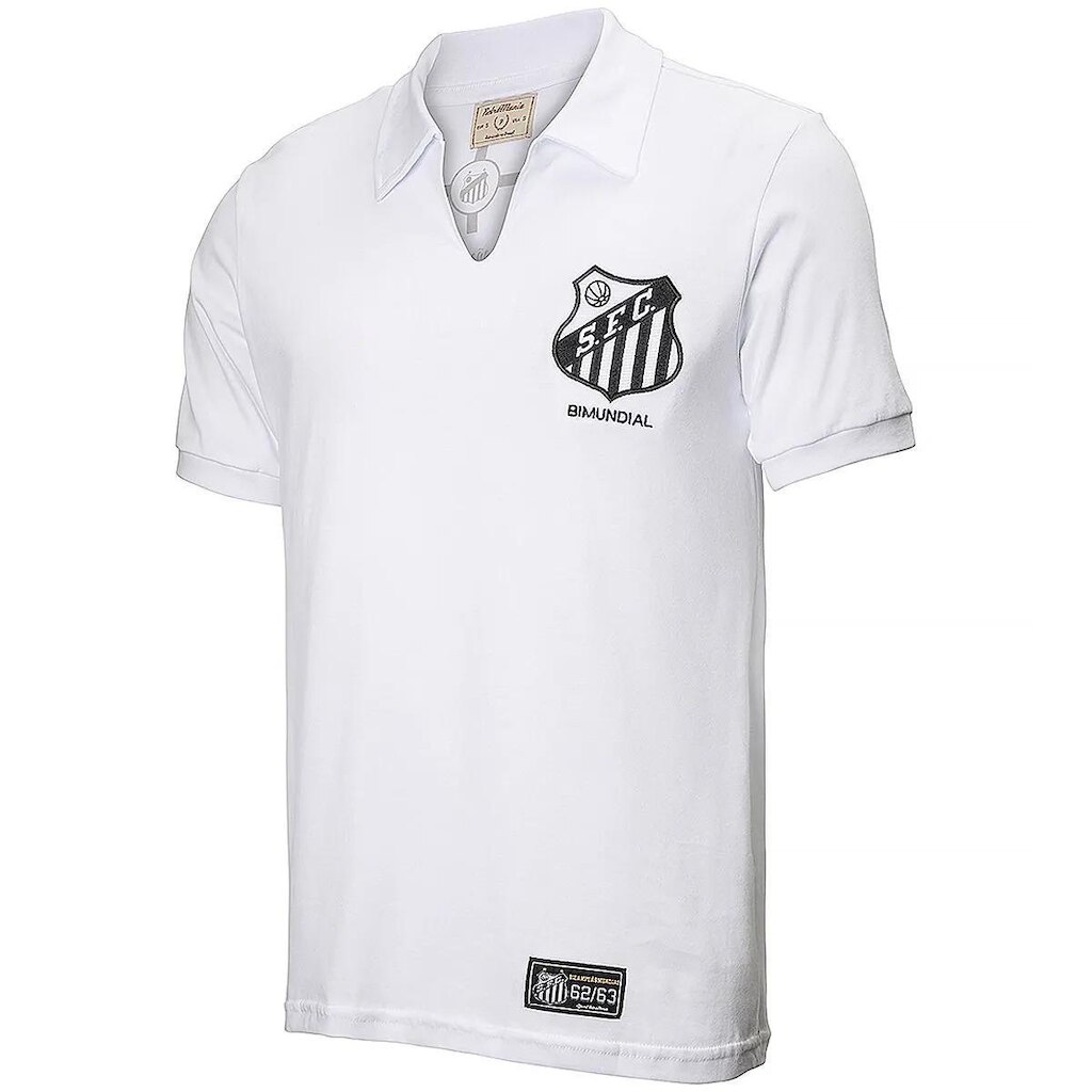 Camisa Santos Retrô Bicampeão 62/63