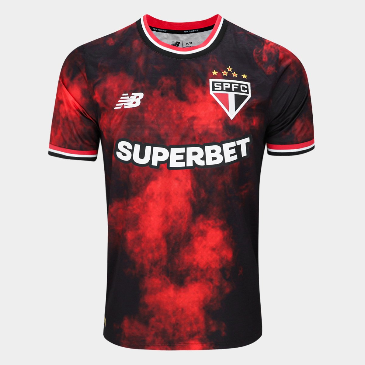 Camisa São Paulo 24/25 III s/n° Torcedor Comemorativa New Balance Masculina Menor preço em Camisa São Paulo 24/25 III s/n° Torcedor Comemorativa New Balance Masculina