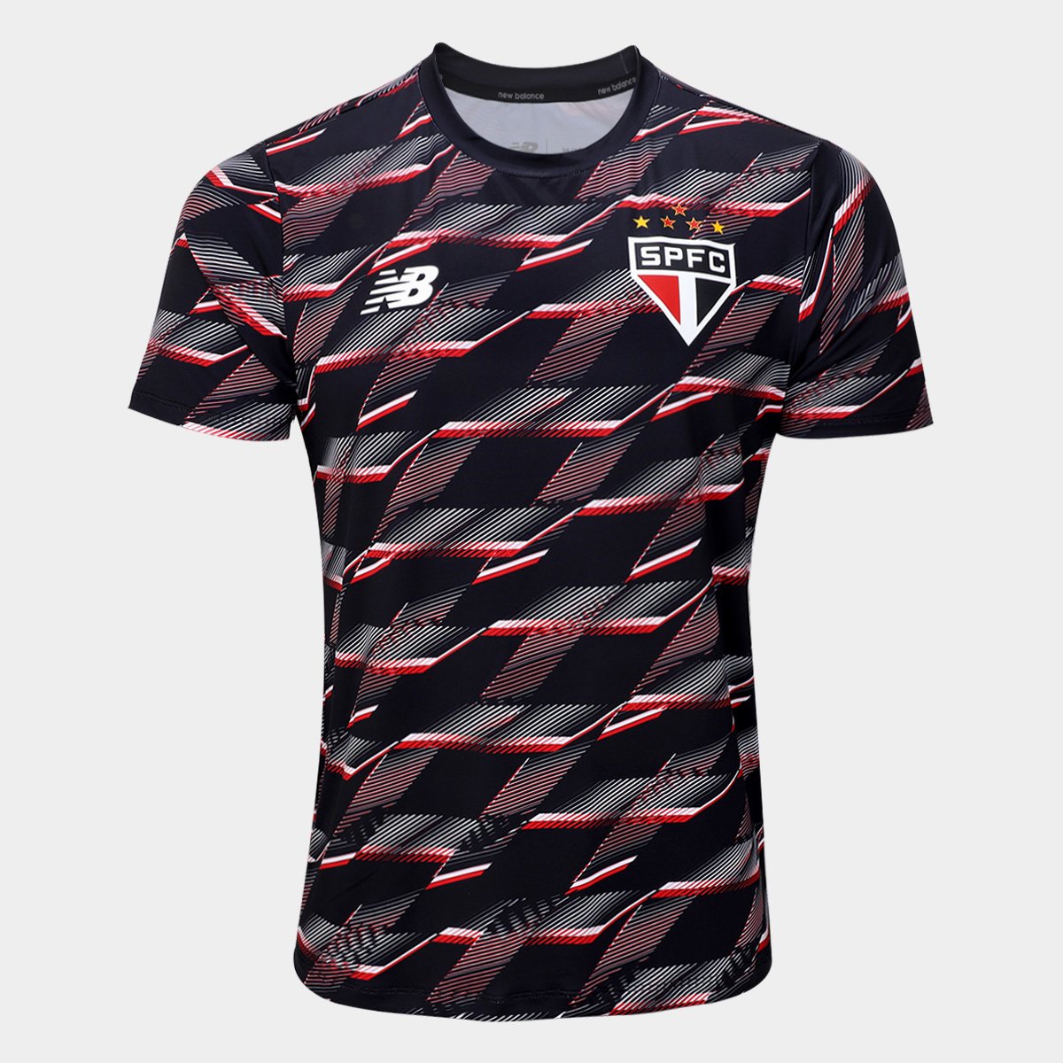 Camisa São Paulo 24/25 s/n° Pré Jogo New Balance Masculina Menor preço em Camisa São Paulo 24/25 s/n° Pré Jogo New Balance Masculina