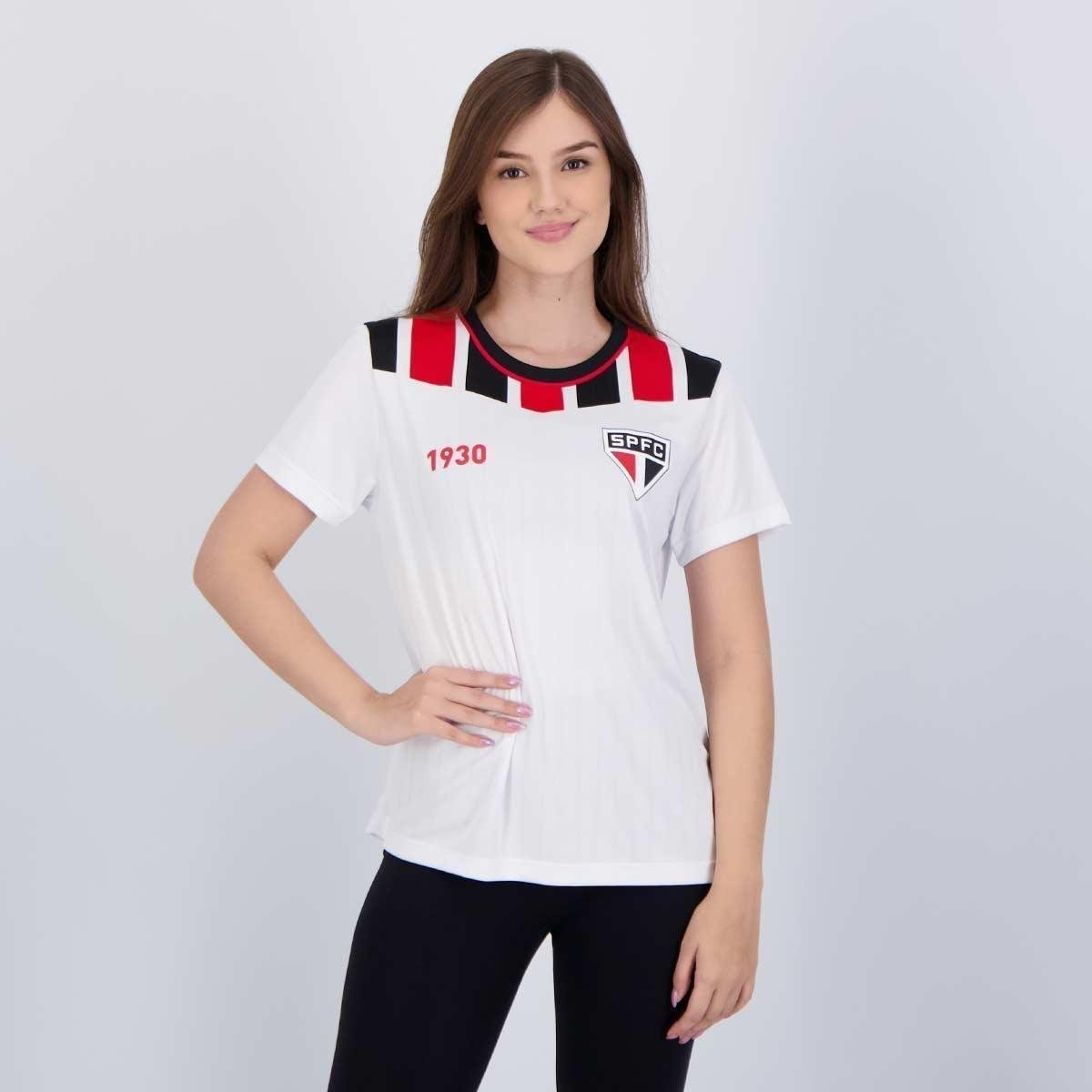 Camisa São Paulo Amago Feminina Menor preço em Camisa São Paulo Amago Feminina