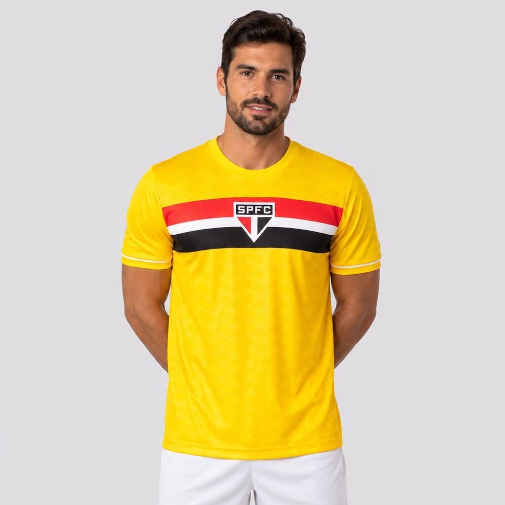 Camisa São Paulo Braziline Fábula Masculina