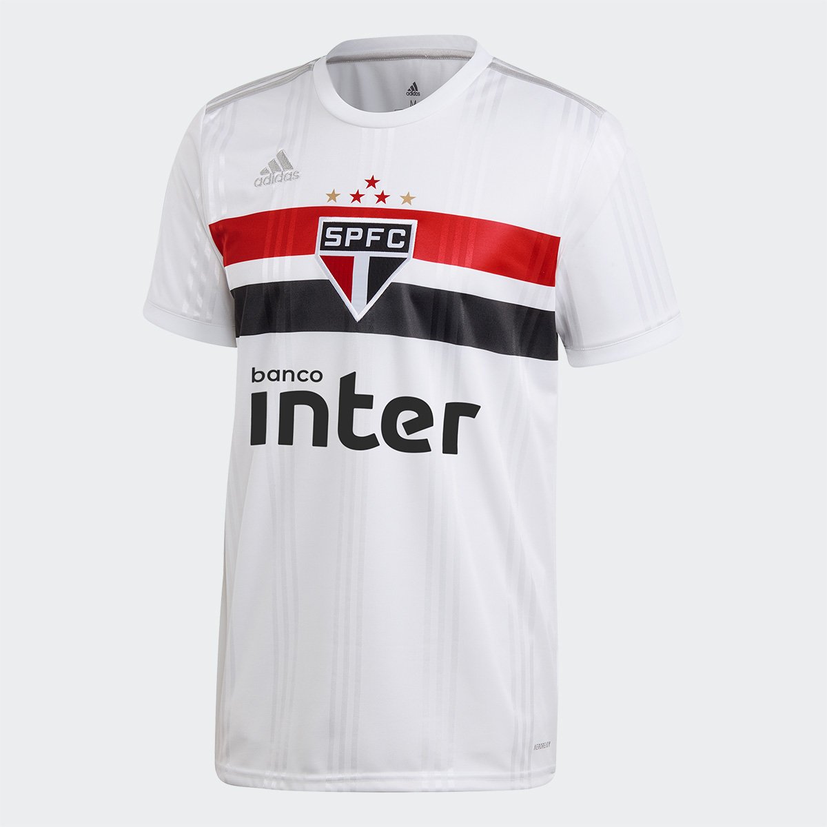 Camisa São Paulo I 20/21 s/n° c/ Patrocínio Torcedor Adidas Masculina Menor preço em Camisa São Paulo I 20/21 s/n° c/ Patrocínio Torcedor Adidas Masculina