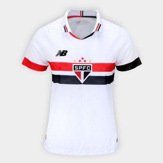 Camisa São Paulo I 24/25 s/n° Torcedor New Balance Feminina - Branco+Vermelho é ruim? Camisa São Paulo I 24/25 s/n° Torcedor New Balance Feminina - Branco+Vermelho é boa?