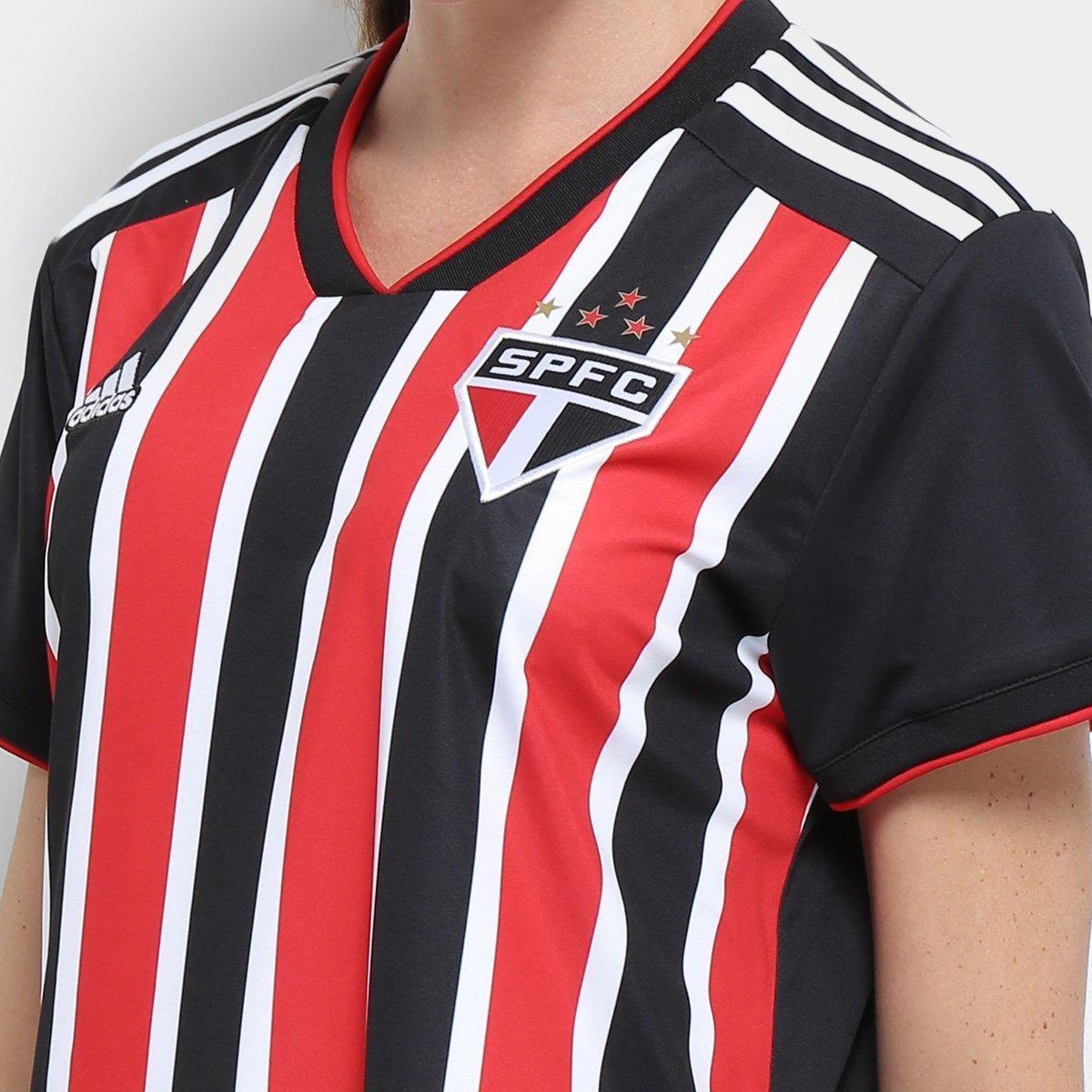 camisa são paulo adidas feminina
