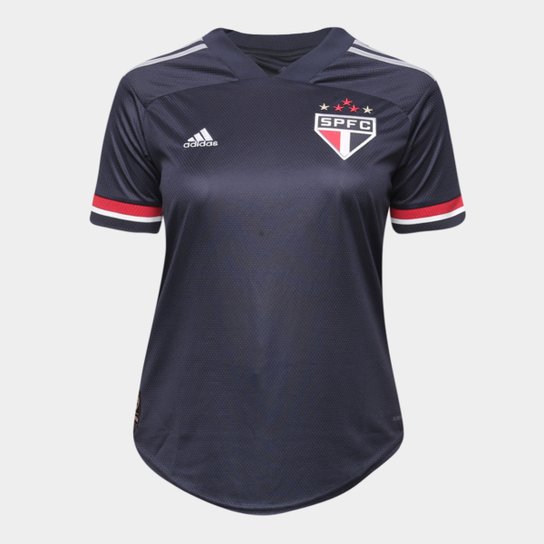 Camisa São Paulo III 20/21 s/n° Torcedor Adidas Feminina - Cinza Menor preço em Camisa São Paulo III 20/21 s/n° Torcedor Adidas Feminina - Cinza
