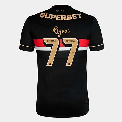 Camisa São Paulo III 25/26 Rigoni N° 77 Comemorativa New Balance Masculina - Masculino