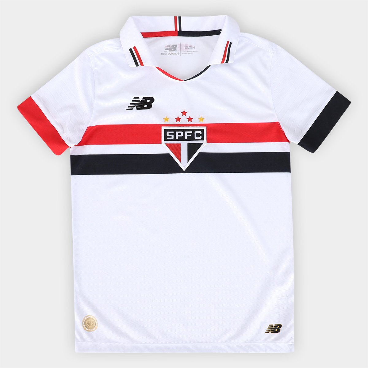 Camisa São Paulo Infantil I 24/25 s/n° Torcedor New Balance Menor preço em Camisa São Paulo Infantil I 24/25 s/n° Torcedor New Balance