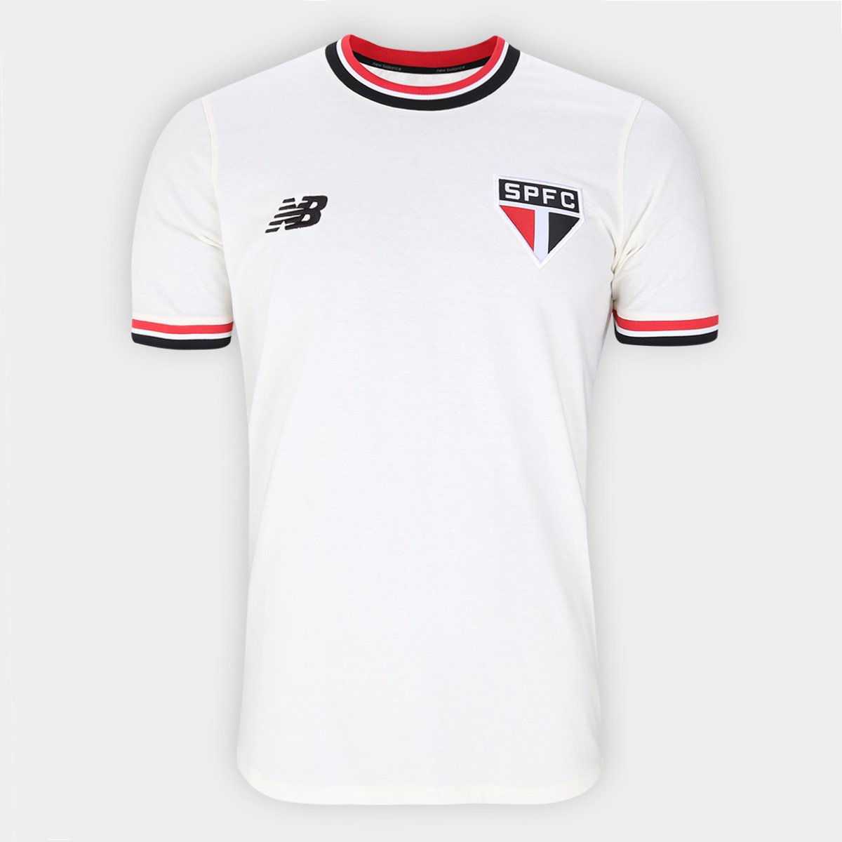 Camisa São Paulo New Balance Retrô Masculina Menor preço em Camisa São Paulo New Balance Retrô Masculina