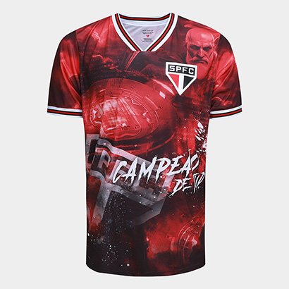 Camisa São Paulo Quebrada Masculina - Masculino
