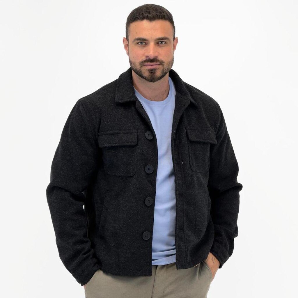 Camisa Sea Surf Lã Batida Manga Longa Masculino