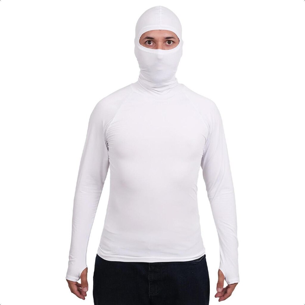 Camisa Segunda Pele Manga Longa Térmica Proteção Uv Solar