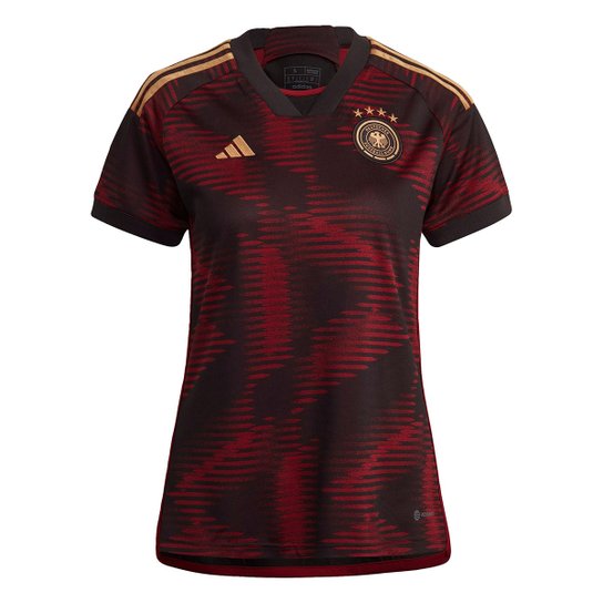 Camisa Seleção Alemanha Away 22/23 s/n° Torcedor Adidas Feminina - Preto Menor preço em Camisa Seleção Alemanha Away 22/23 s/n° Torcedor Adidas Feminina - Preto