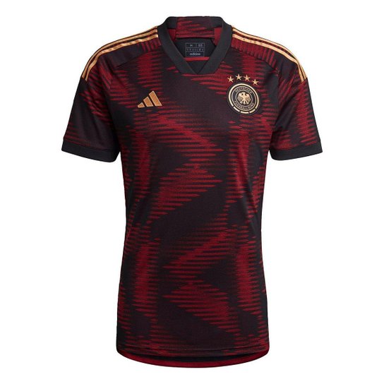 Camisa Seleção Alemanha Away 22/23 s/n° Torcedor Adidas Masculina - Preto é ruim? Camisa Seleção Alemanha Away 22/23 s/n° Torcedor Adidas Masculina - Preto é boa?