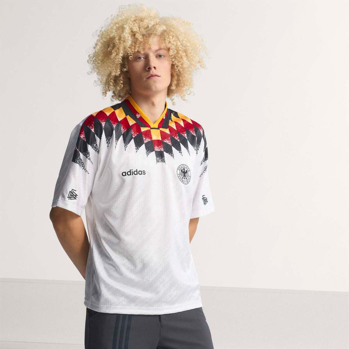 Camisa Seleção Alemanha Home 1994 s/nº Adidas Masculina - 2