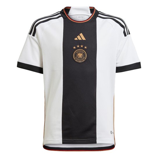 Camisa Seleção Alemanha Infantil Home 22/23 s/n° Torcedor Adidas Masculina - Branco é ruim? Camisa Seleção Alemanha Infantil Home 22/23 s/n° Torcedor Adidas Masculina - Branco é boa?