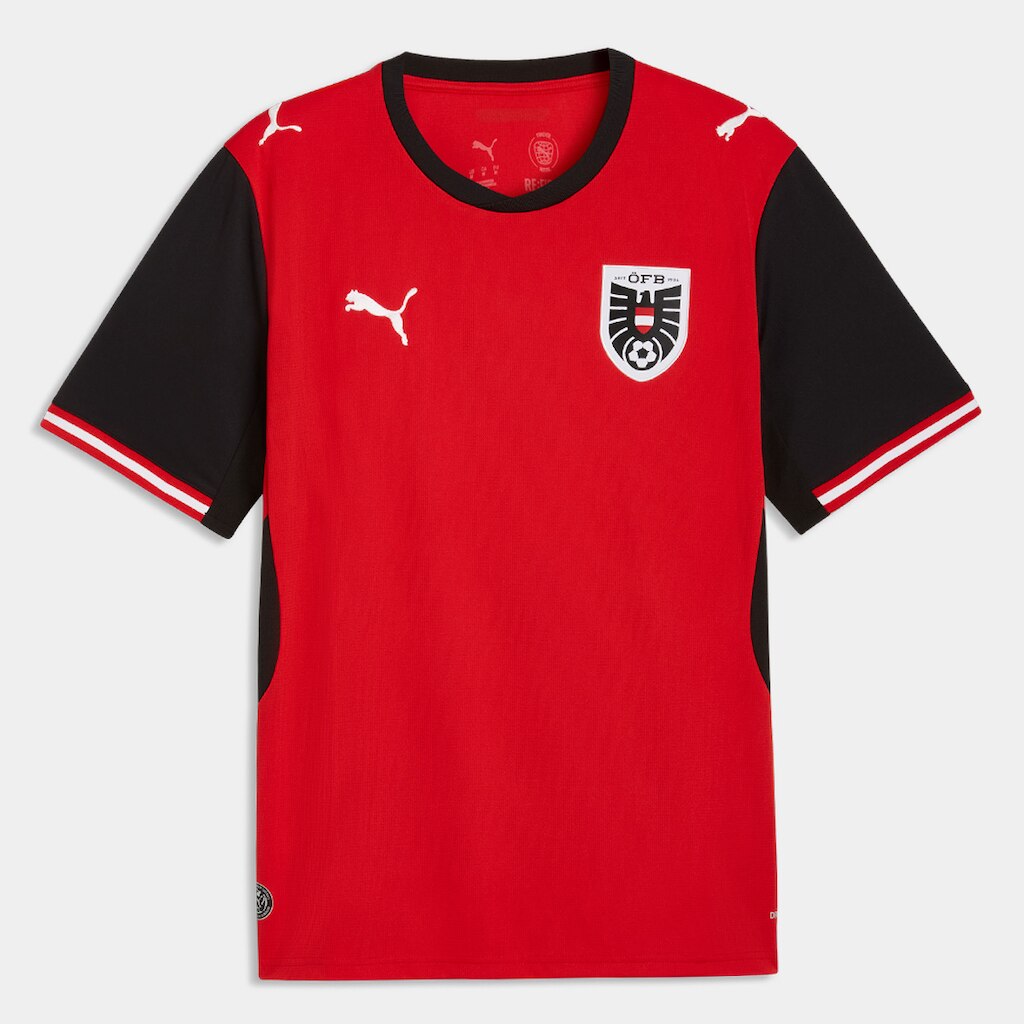Camisa Seleção Áustria Home 2026 Torcedor Puma Masculina