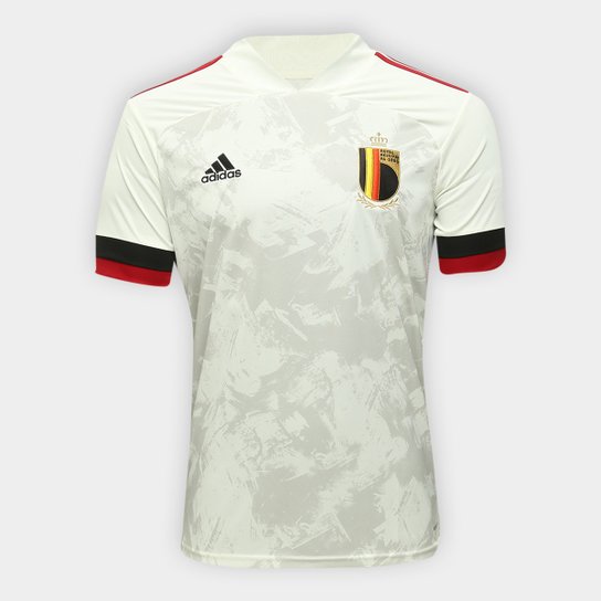 Camisa Seleção Bélgica Away 20/21 s/n° Torcedor Adidas Masculina - Branco Menor preço em Camisa Seleção Bélgica Away 20/21 s/n° Torcedor Adidas Masculina - Branco