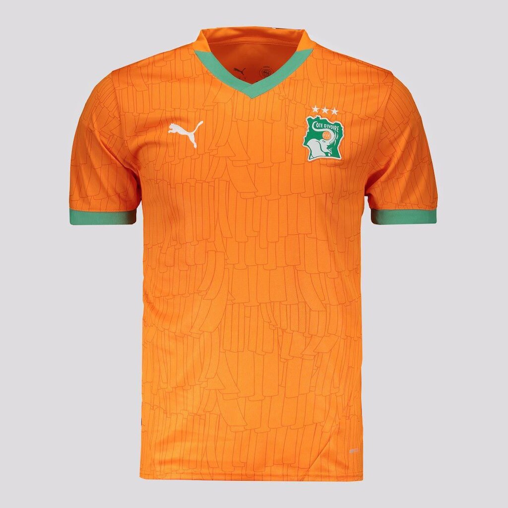 Camisa Seleção Costa do Marfim Home 25/26 s/n° Torcedor Puma Masculina
