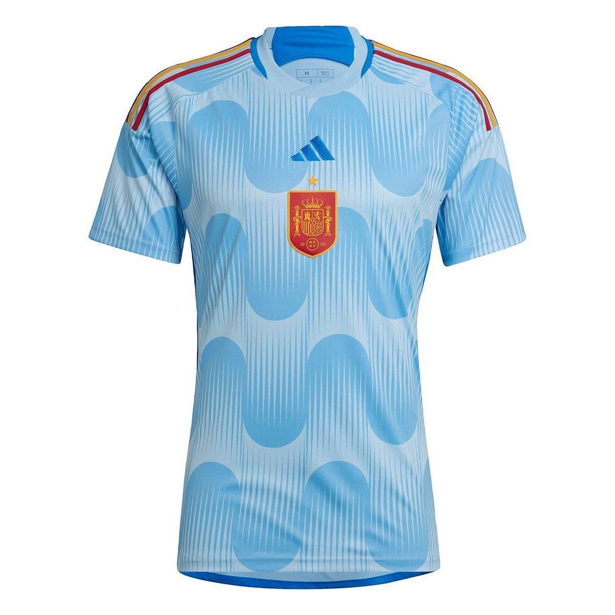 Camisa Seleção Espanha Away 22/23 s/n° Torcedor Adidas Masculina é ruim? Camisa Seleção Espanha Away 22/23 s/n° Torcedor Adidas Masculina é boa?