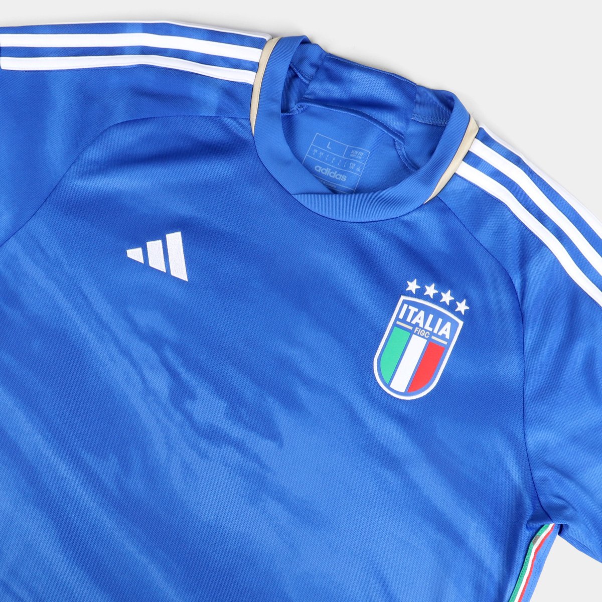 Camisa Sele o It lia Home 23 24 s n Torcedor Adidas Masculina