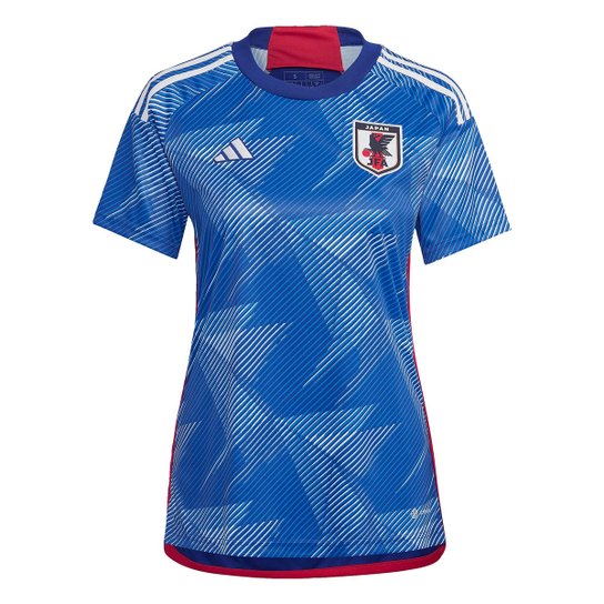 Camisa Seleção Japão Home 22/23 s/n° Torcedor Adidas Feminina - Azul Menor preço em Camisa Seleção Japão Home 22/23 s/n° Torcedor Adidas Feminina - Azul