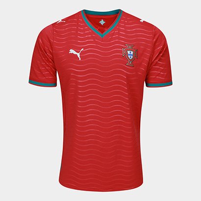 Camisa Seleção Portugal Home Torcedor 2026 s/n Puma Masculina - Masculino