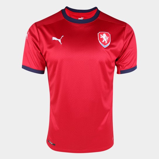 Camisa Seleção República Tcheca Home 20/21 s/n° Torcedor Puma Masculina - Vermelho+Marinho é ruim? Camisa Seleção República Tcheca Home 20/21 s/n° Torcedor Puma Masculina - Vermelho+Marinho é boa?