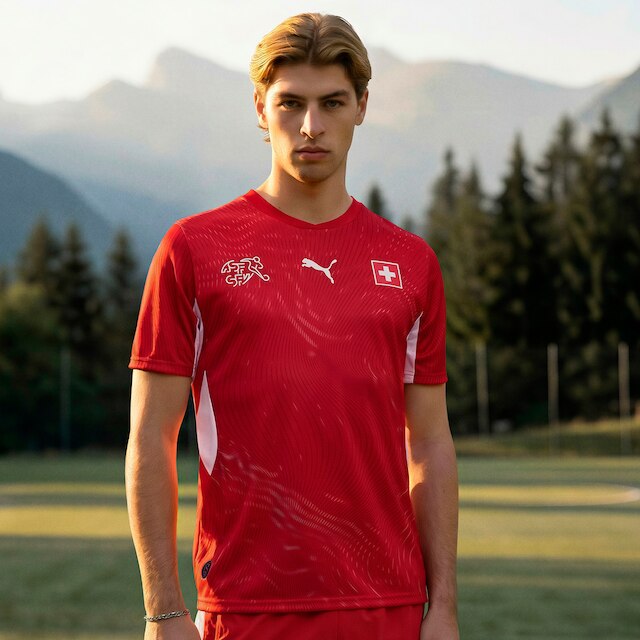 Camisa Seleção Suíça Home 2026 Torcedor Puma Masculina