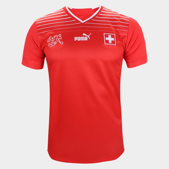 Camisa Seleção Suíça Home 22/23 s/n° Torcedor Masculina