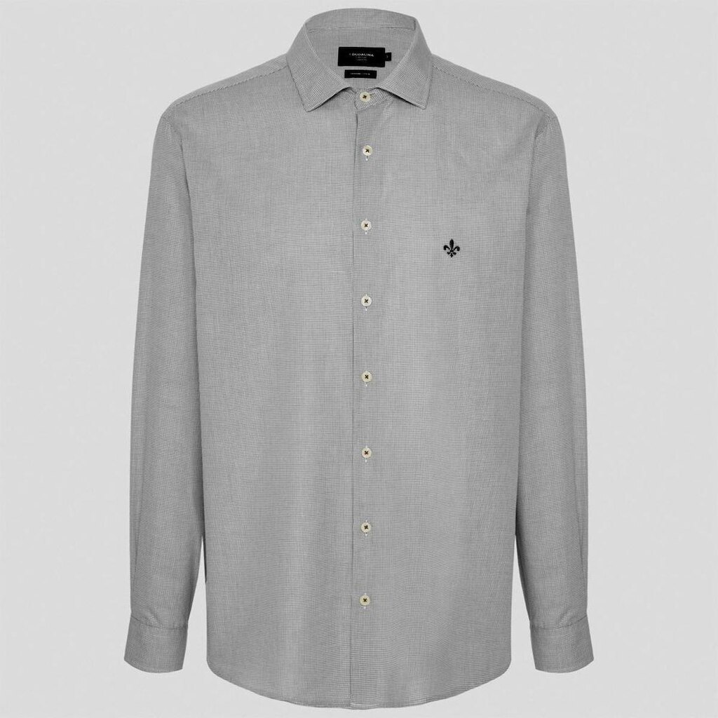 Camisa Slim Dudalina Micro Vichy Masculino