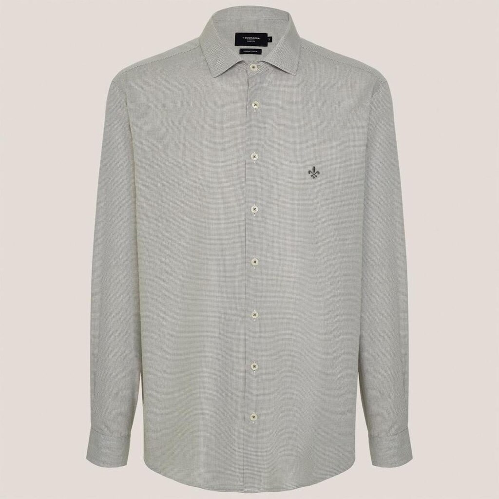 Camisa Slim Dudalina Micro Vichy Masculino