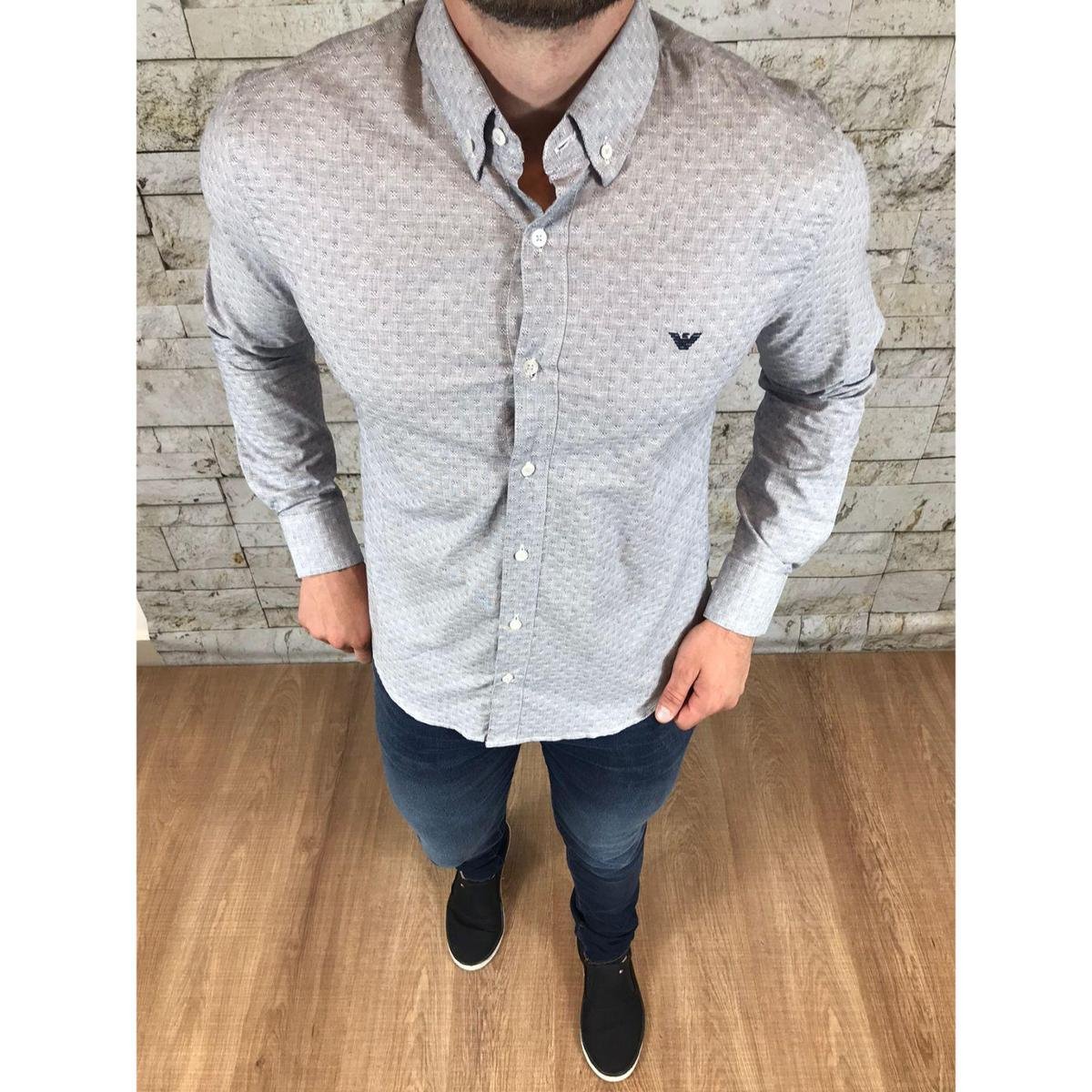 camisa polo emporio armani camisa social