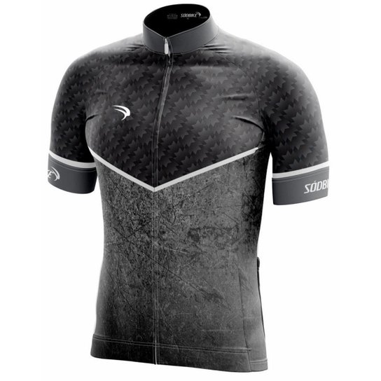 Camisa Sódbike Ciclismo 030 Masculina - Cinza Menor preço em Camisa Sódbike Ciclismo 030 Masculina - Cinza