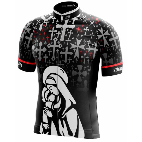 Camisa Sódbike Ciclismo NSA6 Masculina - Preto Menor preço em Camisa Sódbike Ciclismo NSA6 Masculina - Preto