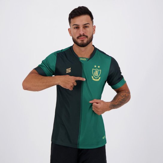 Camisa Sparta América Mineiro I 2020 - Preto Menor preço em Camisa Sparta América Mineiro I 2020 - Preto