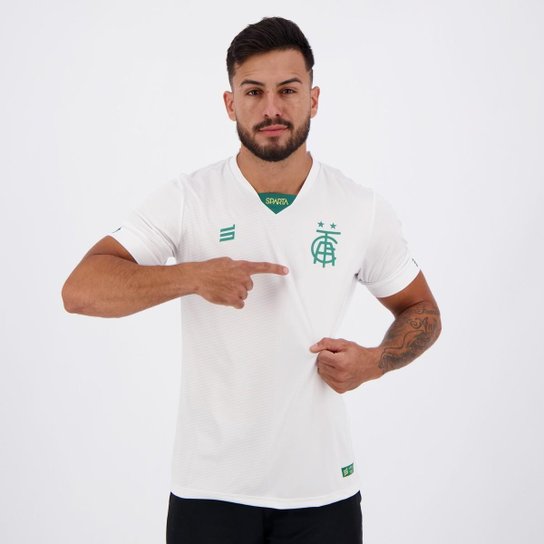 Camisa Sparta América Mineiro II 2020 Masculina - Branco Menor preço em Camisa Sparta América Mineiro II 2020 Masculina - Branco