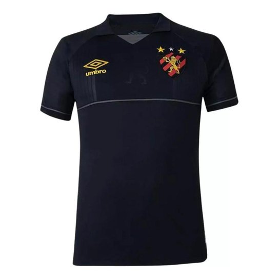 CAMISA SPORT RECIFE GOLEIRO 2023 UMBRO PRETA - Preto Menor preço em CAMISA SPORT RECIFE GOLEIRO 2023 UMBRO PRETA - Preto
