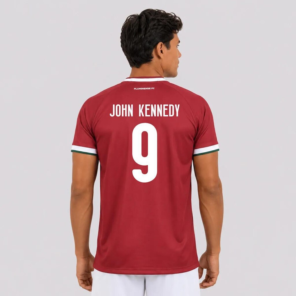 Camisa SPR Fluminense 9 John Kennedy Bordô