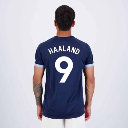 Camisa SPR Manchester City Haaland 9 Champion - Azul+Marinho