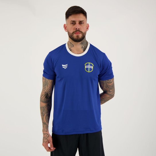 Camisa Super Bolla Copa Bronze Brasil Azul