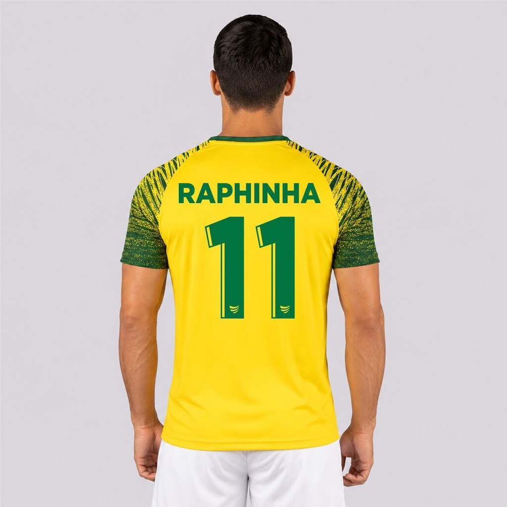 Camisa Super Bolla  Copa Trivela Brasil Amarela 11 Raphinha