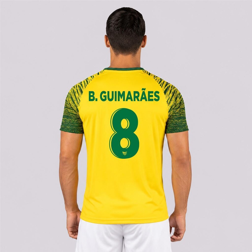 Camisa Super Bolla  Copa Trivela Brasil Amarela 8 B. Guimarães