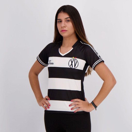 Camisa Super Bolla XV de Piracicaba I 2020 Feminina - Preto Menor preço em Camisa Super Bolla XV de Piracicaba I 2020 Feminina - Preto