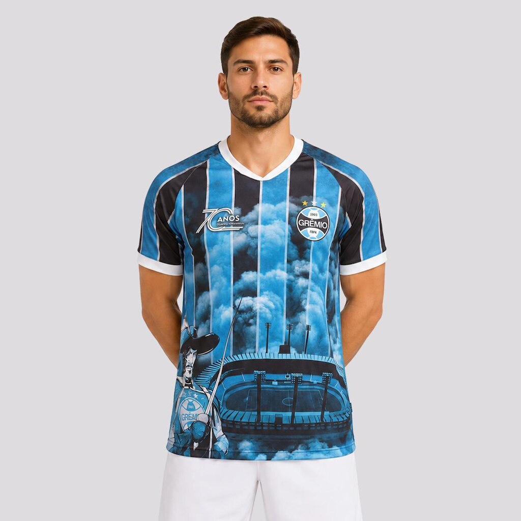 Camisa Surf Center Grêmio Olímpico Monumental Dry Listrada Masculino