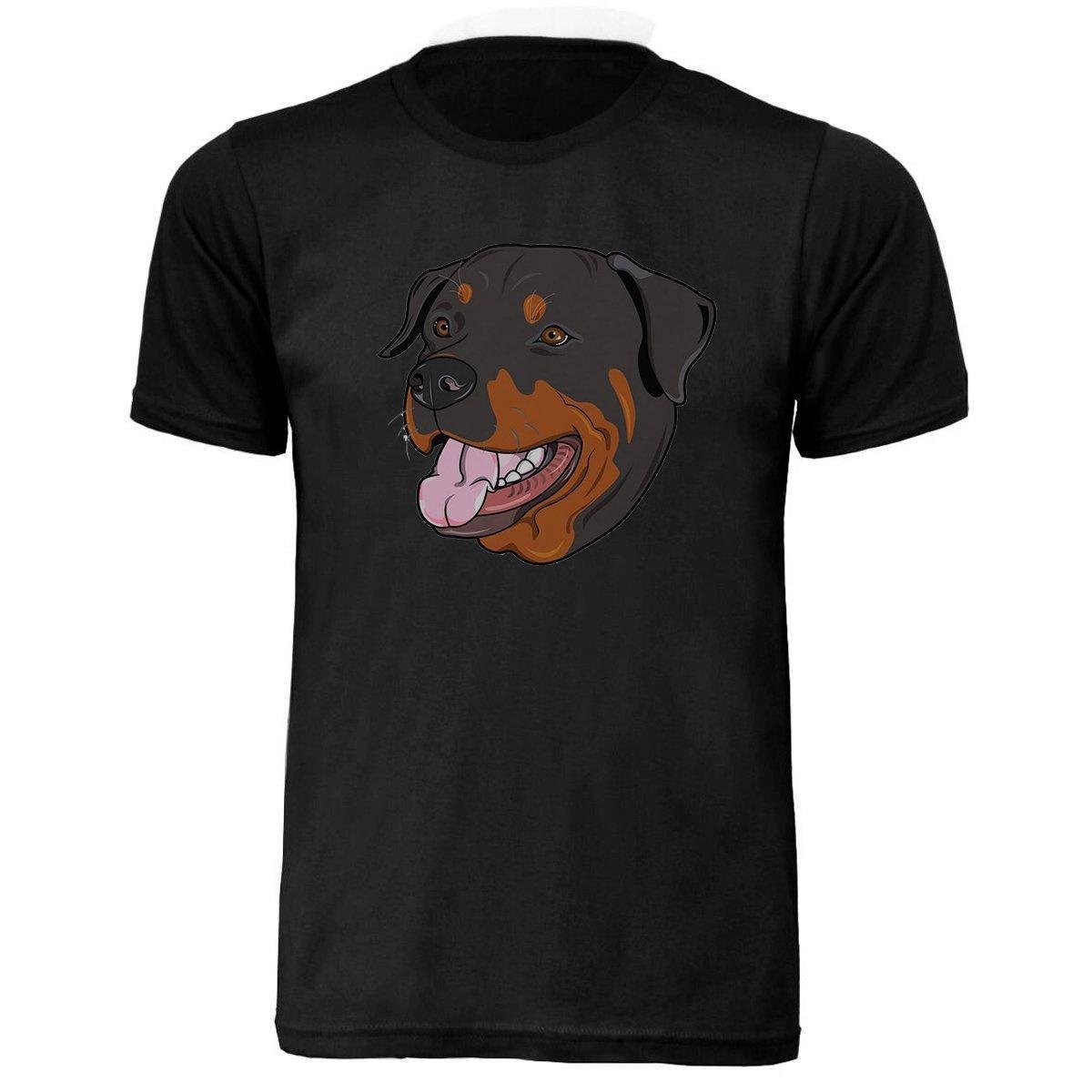 Camisa Tshirt Rottweiler Pet Cachorro Unissex Infantil Preto Netshoes