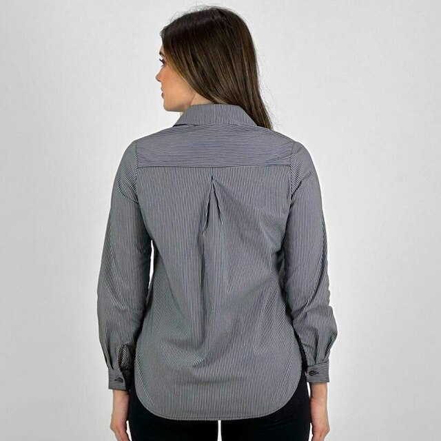 Camisa Tee Migles Listrada Manga Longa Feminina