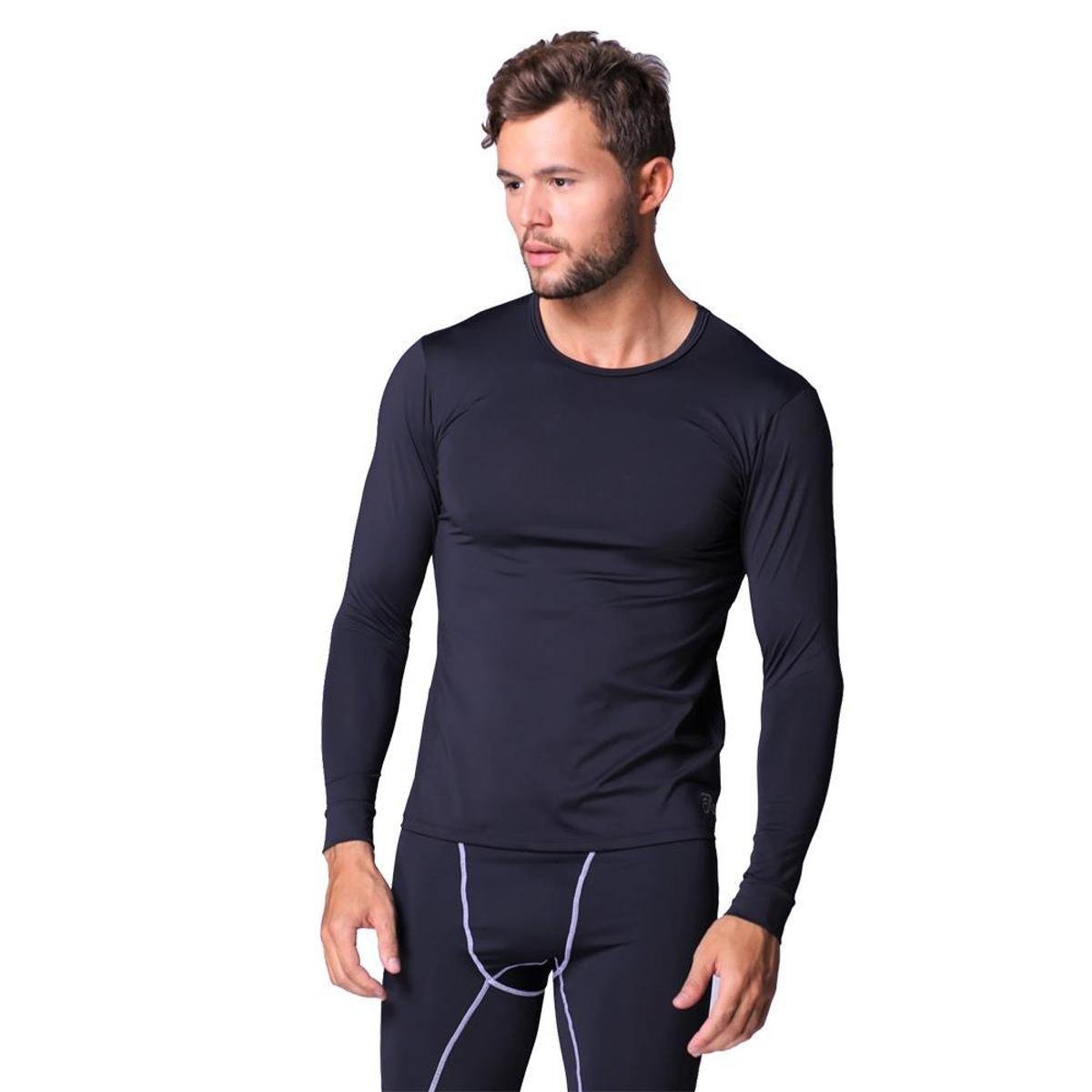 camisa termica preta