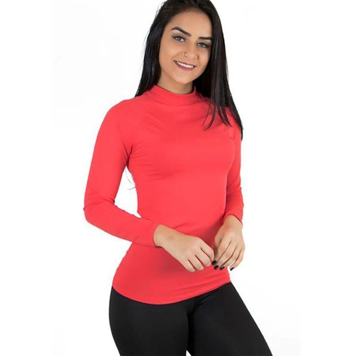 blusa termica feminina netshoes